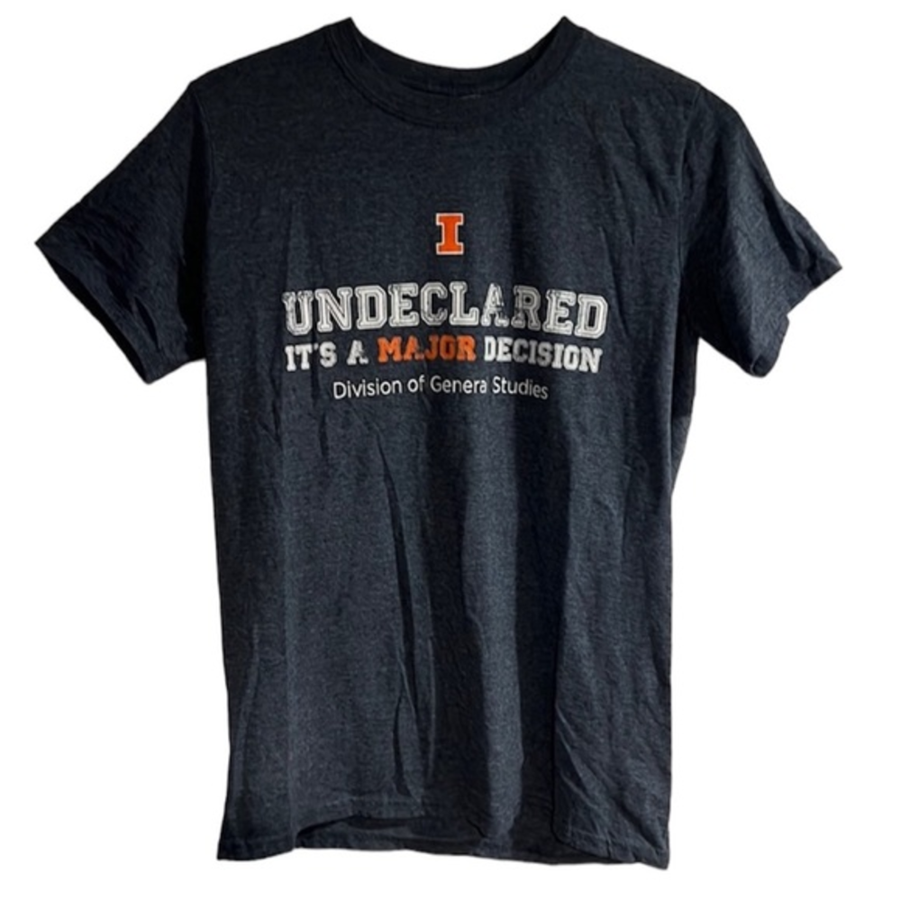 University of Illinois “Undecided Major” T-Shirt:‎ Size Medium; Good Cond…